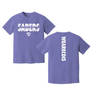 CD Intermediate Unisex Comfort Colors Pigment Dyed Short Sleeve Shirt-Violet