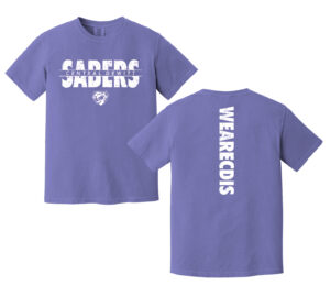 CD Intermediate Unisex Comfort Colors Pigment Dyed Short Sleeve Shirt-Violet