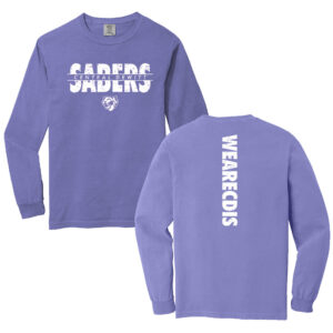 CD Intermediate Unisex Comfort Colors Heavyweight Ring Spun Long Sleeve Tee-Violet