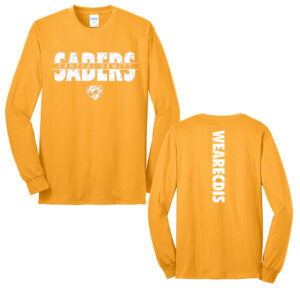 CD Intermediate Unisex Cotton Long Sleeve Tee-Gold