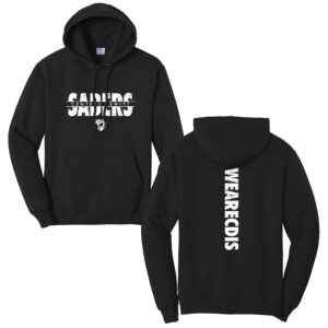 CD Intermediate Unisex Fleece Hooded Sweatshirt-Black