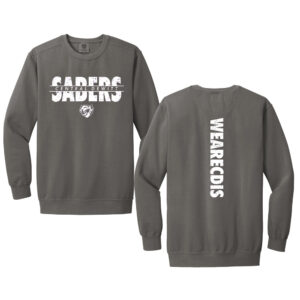 CD Intermediate Unisex Comfort Colors Garment-Dyed Fleece Crew-Grey