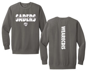 CD Intermediate Unisex Comfort Colors Garment-Dyed Fleece Crew-Grey