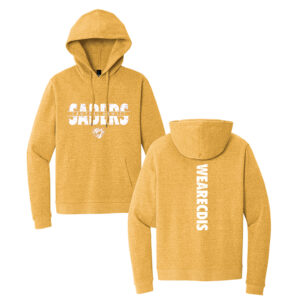 CD Intermediate District Unisex Perfect Tri Fleece Pullover Hoodie-Ochre Yellow Heather