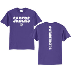 CD Sabers Ekstrand Unisex Short Sleeve Tee-Purple