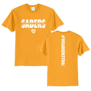 CD Sabers Ekstrand Unisex Short Sleeve Tee-Gold