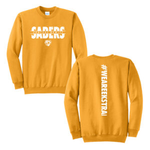 CD Sabers Ekstrand Unisex Fleece Crewneck Sweatshirt-Gold