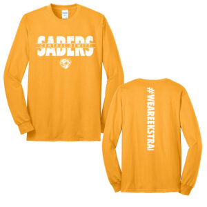 CD Sabers Ekstrand Unisex Cotton Long Sleeve Tee-Gold