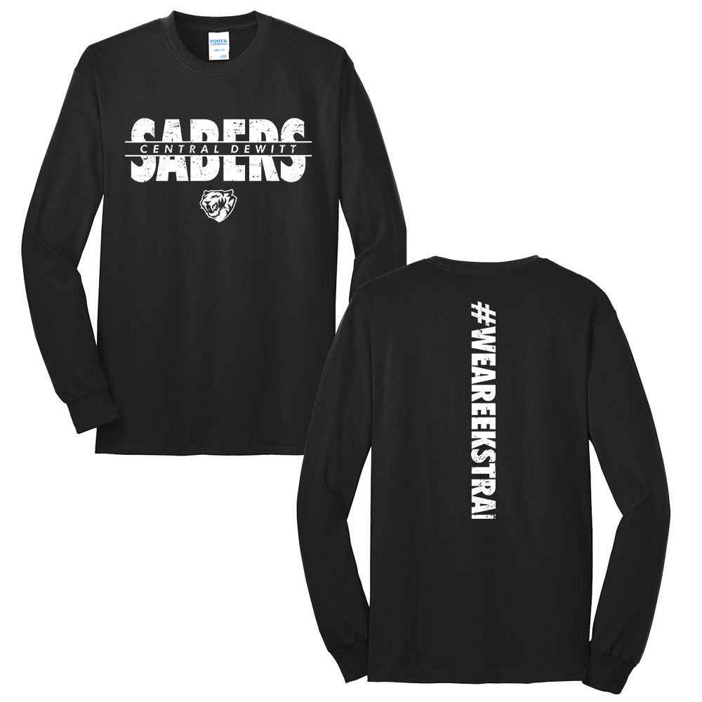 CD Sabers Ekstrand Unisex Cotton Long Sleeve Tee-Black