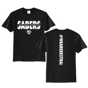 CD Sabers Ekstrand Unisex Short Sleeve Tee- Black