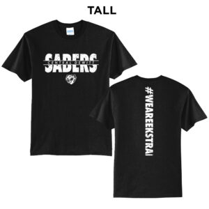 CD Sabers Ekstrand Tall Cotton Short Sleeve Tee-Black