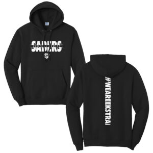 CD Sabers Ekstrand Unisex Fleece Hooded Sweatshirt-Black