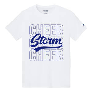 Camanche Cheer Champion Cotton Unisex Tagless T Shirt – White