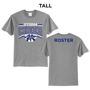 Camanche Cheer Tall Short Sleeve T Shirt – Athletic Heather