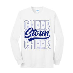 Camanche Cheer Unisex Long Sleeve Core Blend T Shirt – White