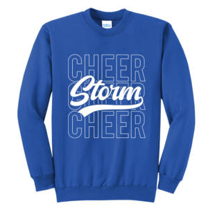 Camanche Cheer Unisex Core Fleece Crewneck Sweatshirt – Royal