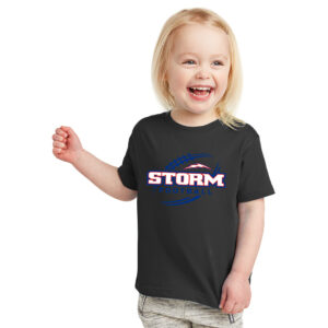 Camanche FB Rabbit Skins Fine Jersey Toddler T Shirt – Black