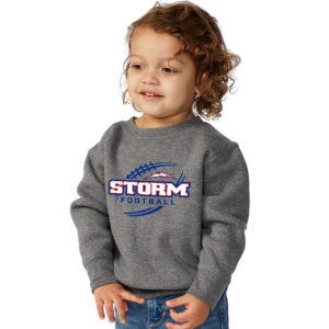 Camanche FB Rabbit Skins Toddler Juvy Crewneck Sweatshirt- GraniteHeather