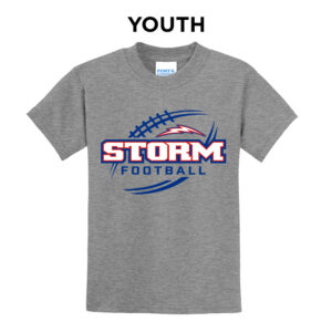 Camanche FB Youth Short Sleeve T Shirt – AthleticHeatherGrey