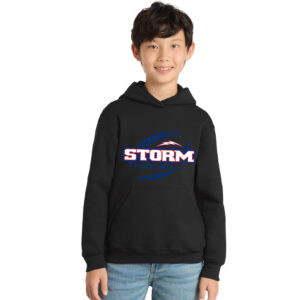 Camanche FB  Youth Hooded Sweatshirt – JetBlack
