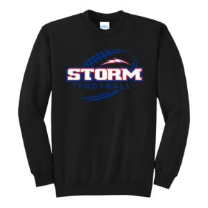Camanche FB Unisex Core Fleece Crewneck Sweatshirt – Black