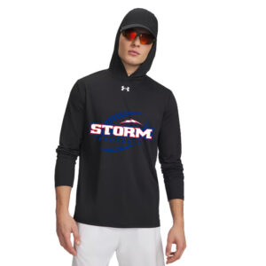 Camanche FB Under Armour Mens Team Vanish Performance Hoodie -Black
