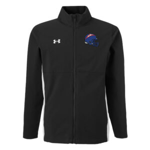 Camanche FB Under Armour UA Rival Stretch Woven Men’s Full Zip – Black
