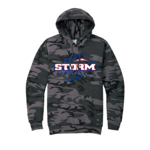 Camanche FB Unisex Core Fleece Camo Pullover Hooded Sweatshirt – BlackHeather