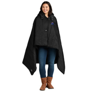 Camanche FB Eddie Bauer Puffy Camp Poncho One Size Fits Most – Black