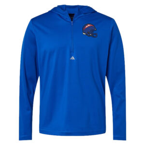 Camanche FB adidas Men’s Lightweight Quarter Zip Hooded Pullover – ColRoyal