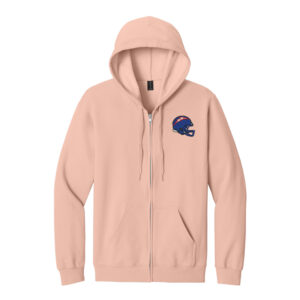 Camanche FB Gildan Softstyle Midweight Fleece Full Zip Hooded Sweatshirt – DustyRose