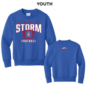 Camanche FB  Youth Crewneck Sweatshirt – royal