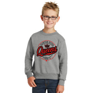 Clinton Girls Tennis Youth Crewneck Sweatshirt – AthleticHeather