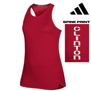 Clinton Girls Tennis Adidas Women’s Game Mode Training Tank Power Red (2x only) Runs Small