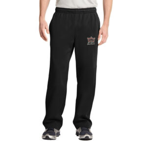 Clinton Girls Tennis Sport Tek Men Sport Wick Fleece Pant – Black