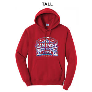 Camanche Homecoming Tall Fleece Hooded Sweatshirt-Red