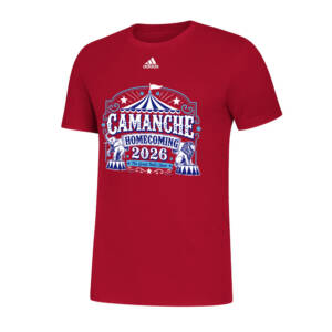 Camanche Homecoming adidas Adult Amplifier Short Sleeve Tee-Power Red (S, XL, 2x, 3x, 4x While supplies last)