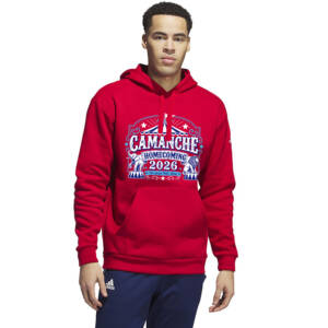 Camanche Homecoming Adidas Adult Fleece Hooded Sweatshirt- Power Red (L, XL, 3x)