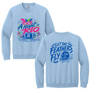 Cal Wheat Homecoming Unisex Blend Crewneck Sweatshirt – Light Blue