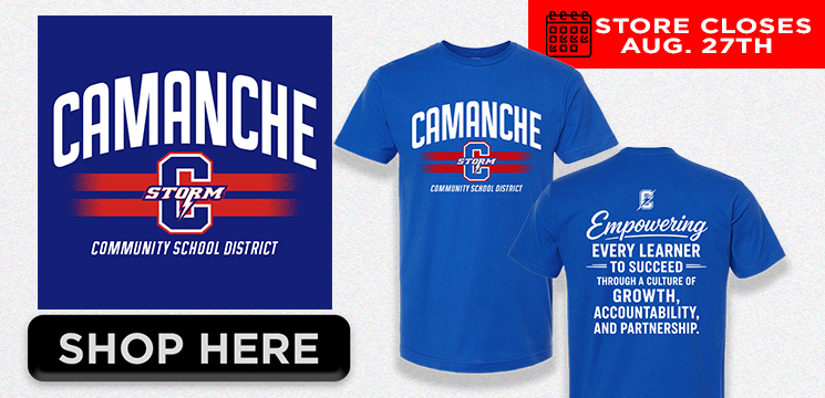 Read more about the article CAMANCHE COMMUNITY SCHOOL DISTRICT STAFF T-SHIRTS 2026 FILL-IN