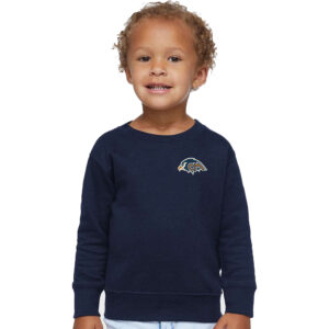 CM Tigerhawks Rabbit Skins Toddler Juvy Crewneck Sweatshirt -Navy