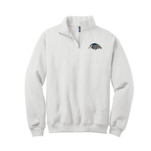 CM Tigerhawks JERZEES Nublend Unisex Cadet Collar Sweatshirt -Ash