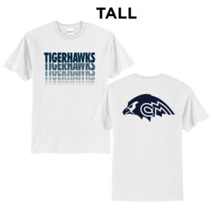 CM Tigerhawks  Tall Core Blend T Shirts – White