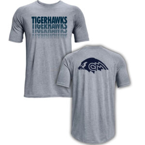 CM Tigerhawks Under Armour Athletics soft cotton blend T-shirt Men-Steel Grey (M is out of stock)