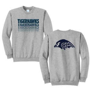 CM Tigerhawks Unisex Core Fleece Crewneck Sweatshirt – AthleticHeather