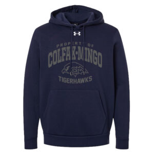 CM Tigerhawks Under Armour Men’s Team Icon Fleece Hoodie-Navy