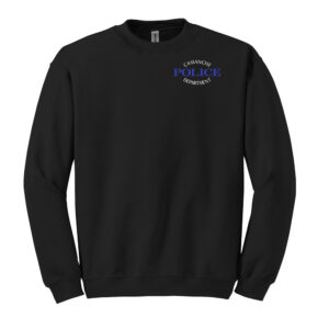 Camanche Police Unisex Basic Crew Sweatshirt-Black