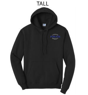 Camanche Police Unisex Tall Basic Hooded Sweatshirt-Black