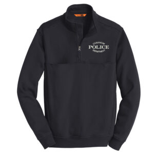 Camanche Police CornerStone 1/2 Zip Job Shirt-Navy