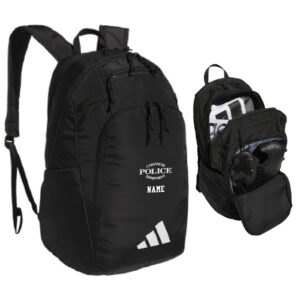 Camanche Police adidas Defender 5 Backpack- BLACK